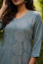 Slate Grey Mandala Fusion Co-ord Set