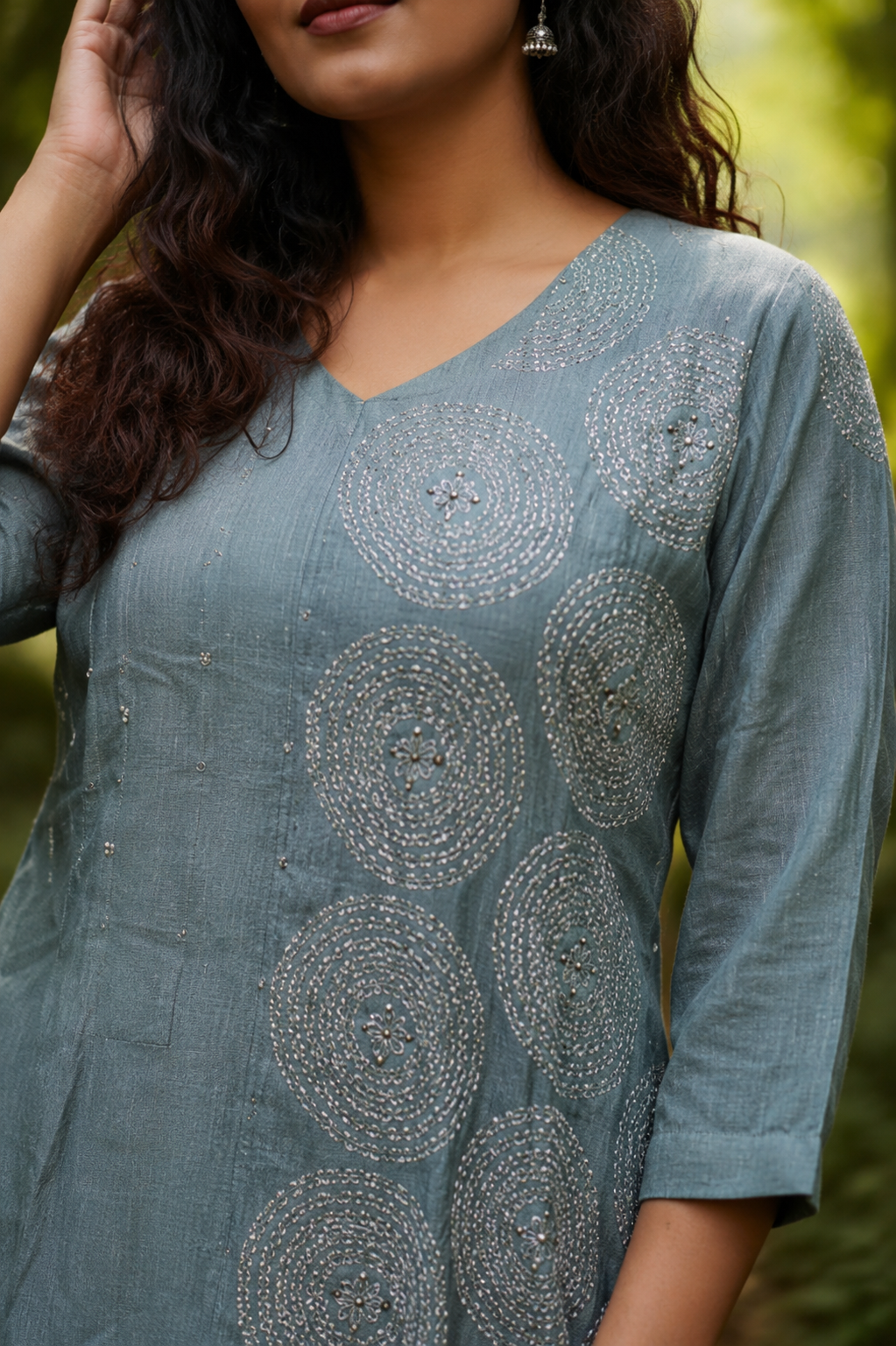 Slate Grey Mandala Fusion Co-ord Set