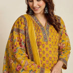 Mustard Floral Heritage Set