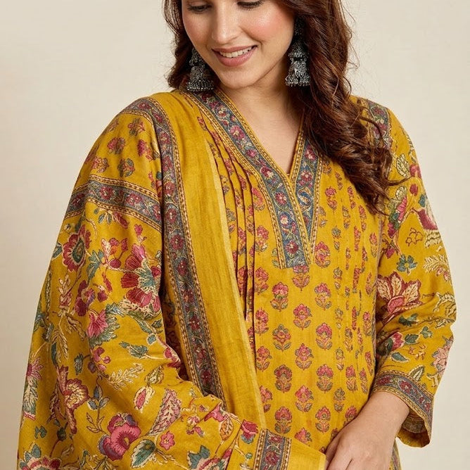Mustard Floral Heritage Set