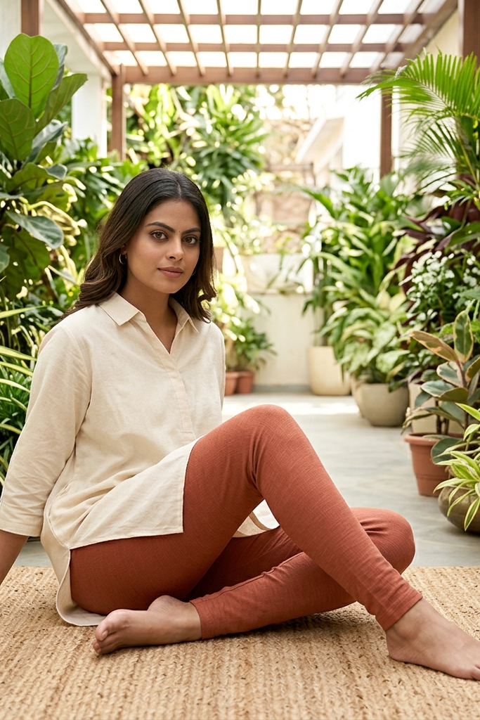 The Essential Slub-Cotton Leggings