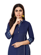 The Midnight Navy Pintuck Palazzo Set
