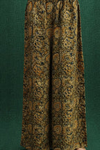 Women's Kalamkari Print Wide-Leg Palazzo Pants