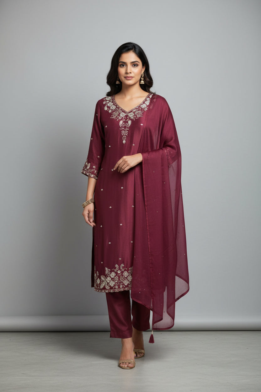 Mushroom & Sailboat Embroidered Tunics Sets
