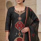 Lavender Mist Floral Straight Cut Kurti