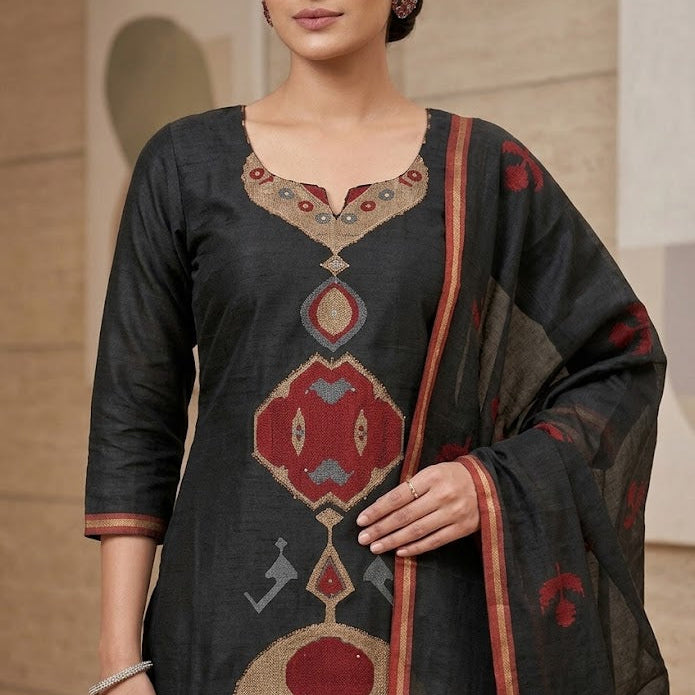 Lavender Mist Floral Straight Cut Kurti